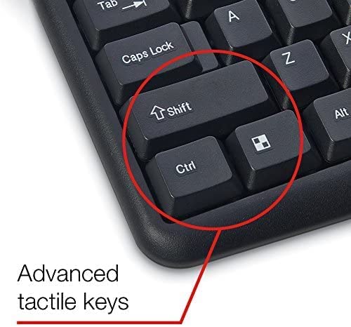 Teclado con cable USB, Negro - Imagen 6